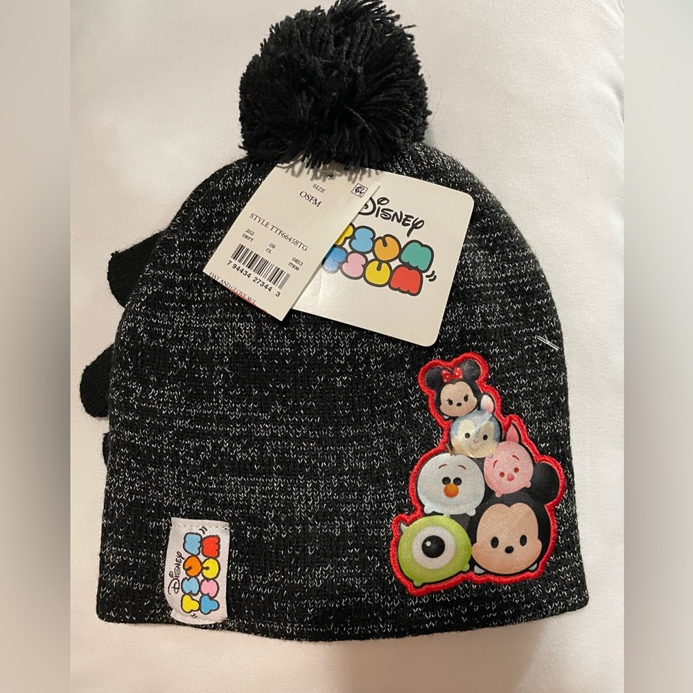 🎡Disney Tsum Tsum Hat /Gloves Set - Picture 1 of 3